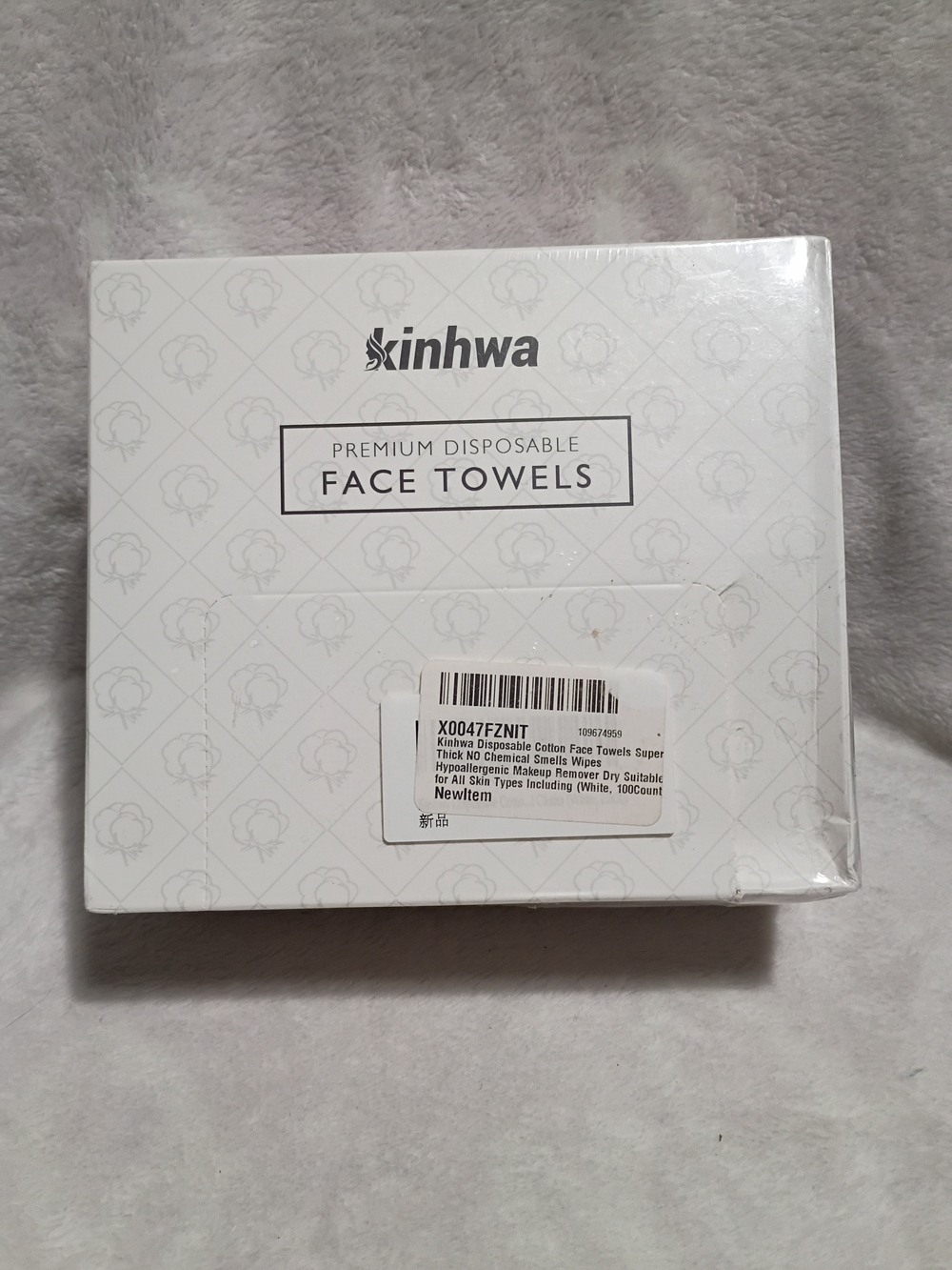 Kinhwa Premium Disposable Face Towels - White